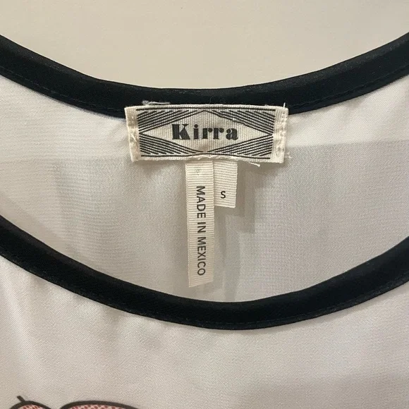 Never Worn Comic Style Cropped Tank Top - Picture 2 of 2